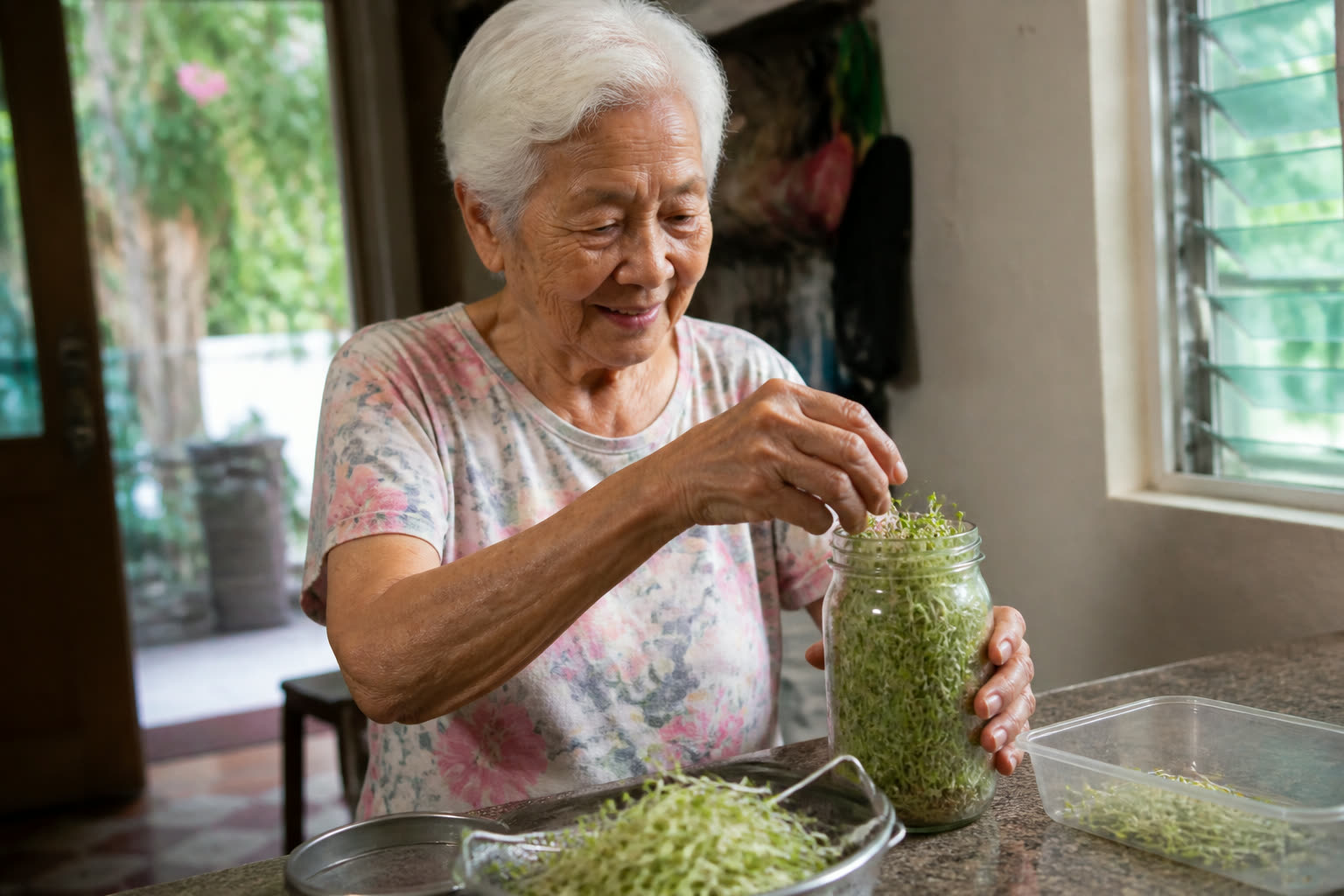 Growing Sprouts at Home for Seniors: Quick Fresh Nutrition