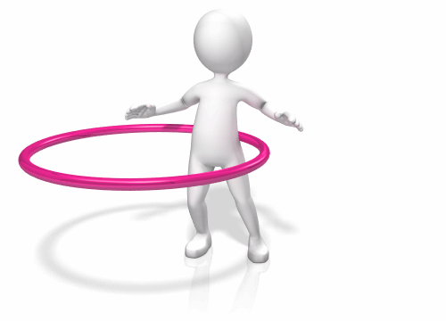 Hula hoop figure