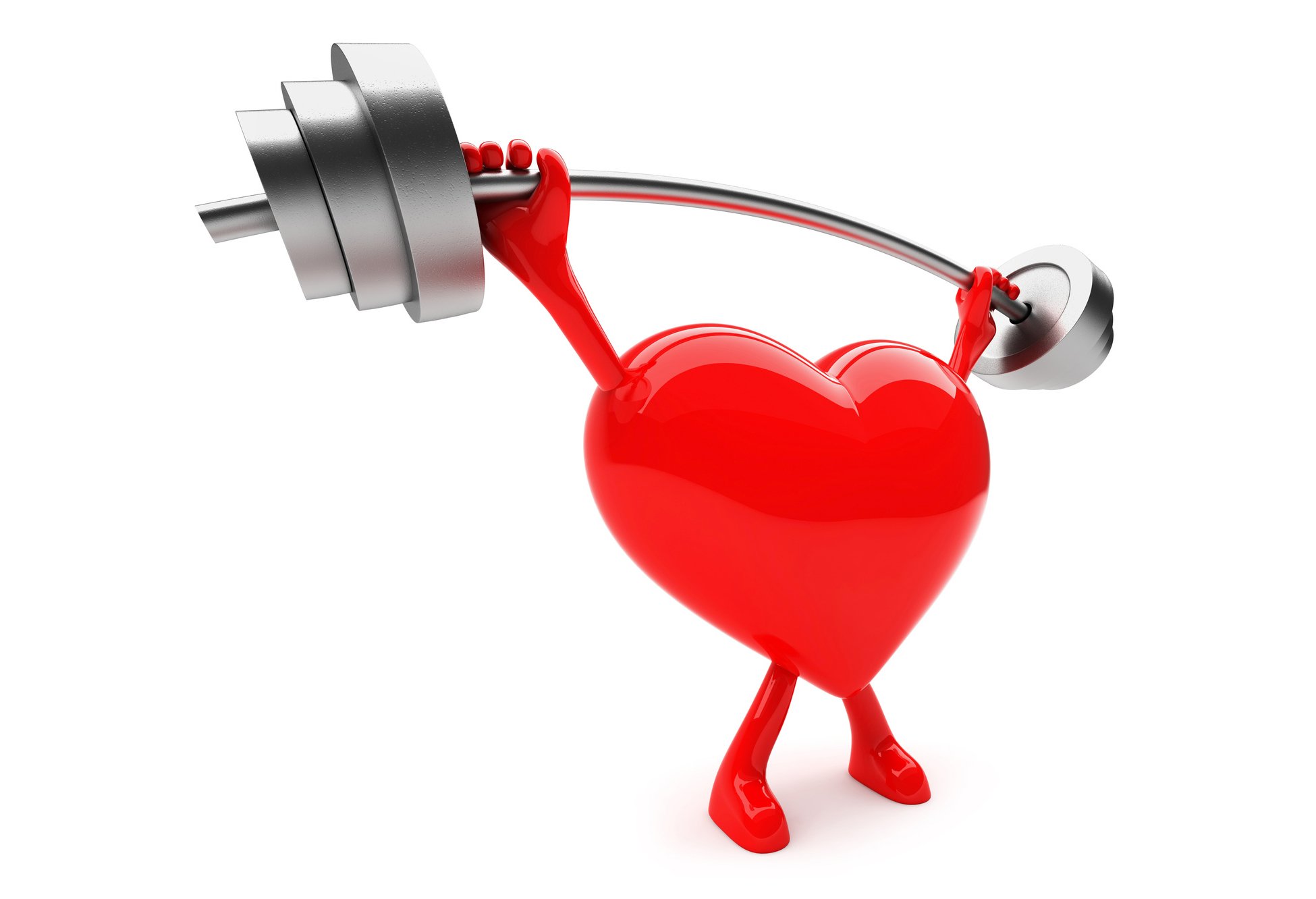 Heart lifting weights
