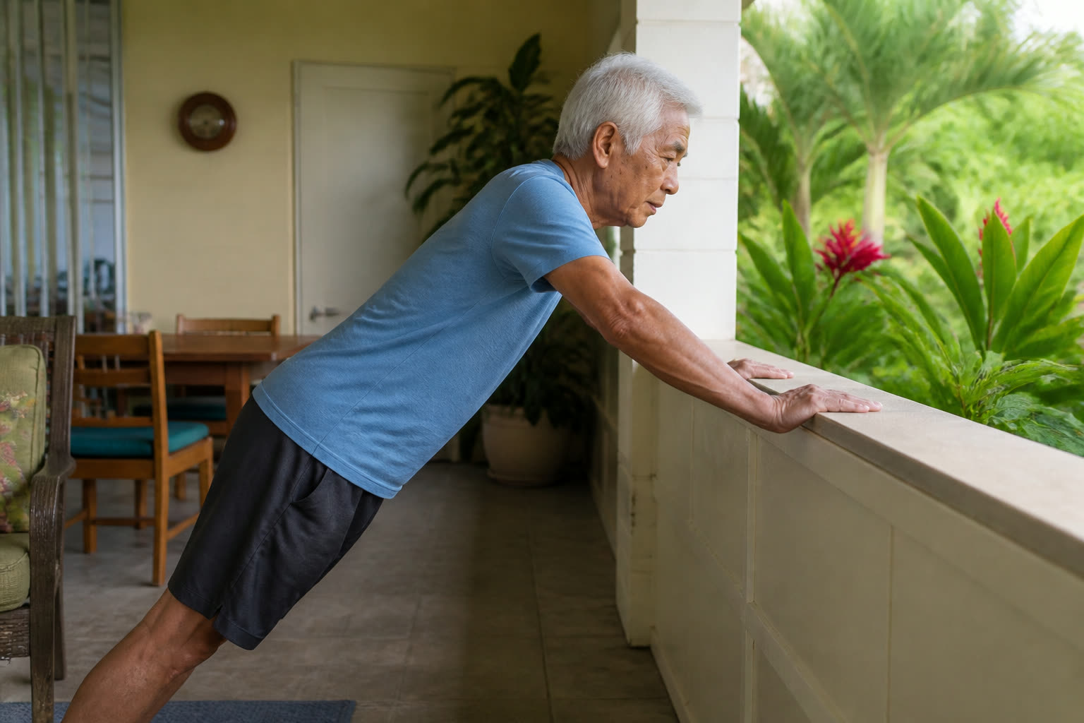 Upper Body Push Exercises for Seniors: Home Fitness Guide